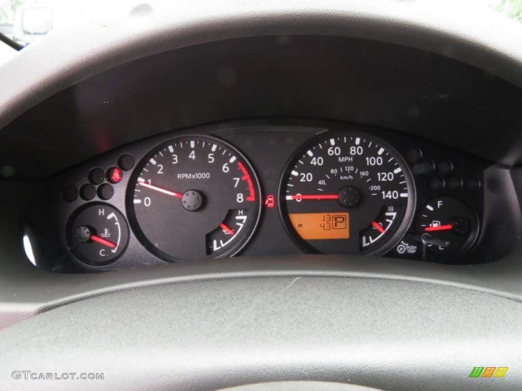 2013 Nissan Frontier SV King Cab Gauges Photo #84250868