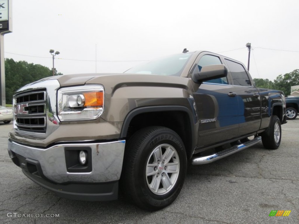 2014 Bronze Alloy Metallic GMC Sierra 1500 SLE Crew Cab 84217180 Photo