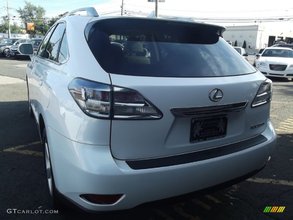 2011 RX 350 AWD - Aurora White Pearl / Light Gray photo #4