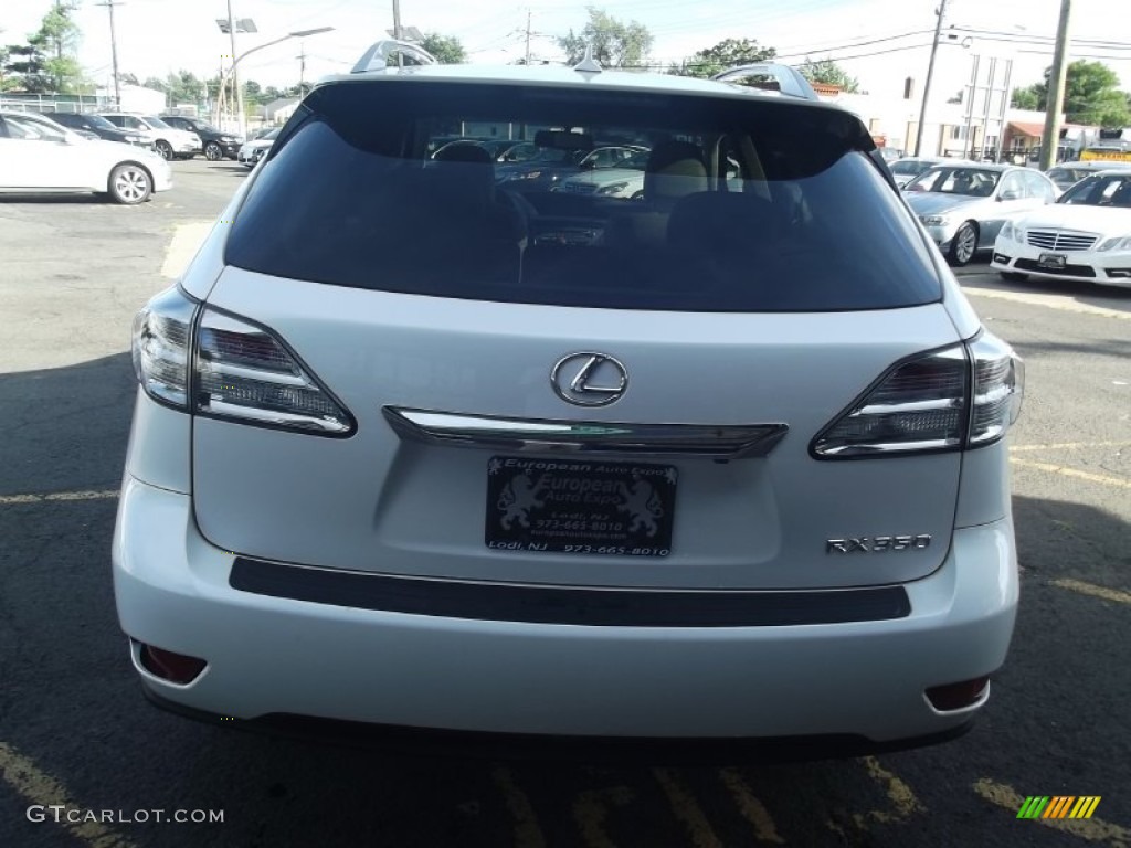 2011 RX 350 AWD - Aurora White Pearl / Light Gray photo #5
