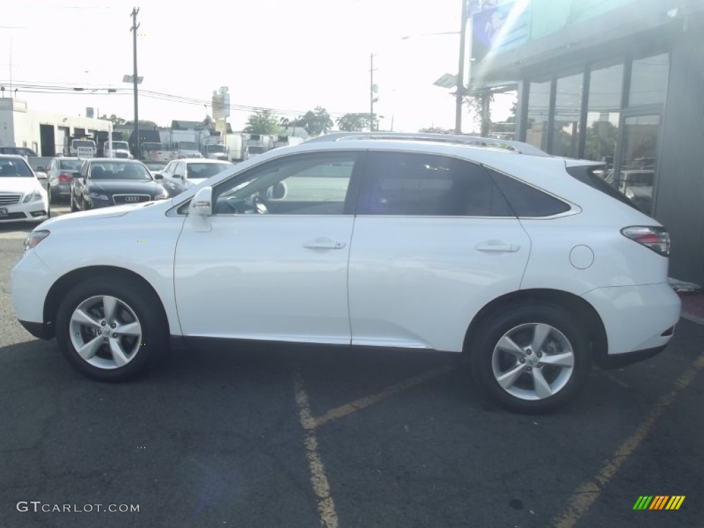 2011 RX 350 AWD - Aurora White Pearl / Light Gray photo #6