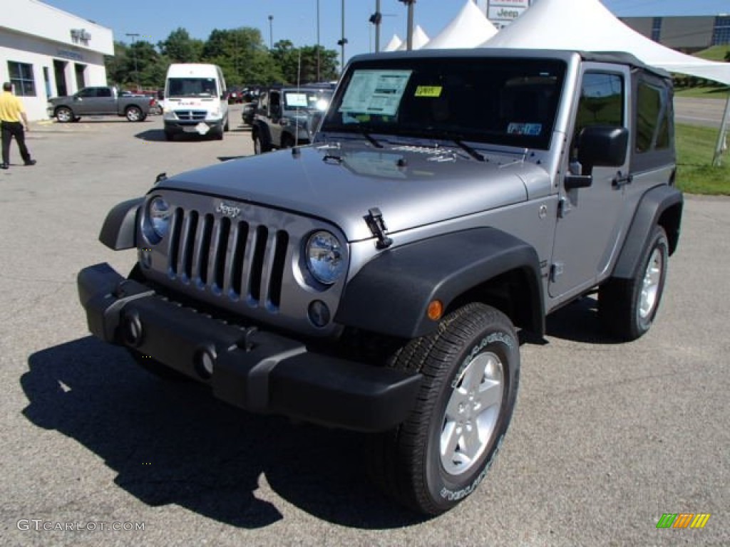 Billet Silver Metallic 2014 Jeep Wrangler Sport S 4x4 Exterior Photo #84257361