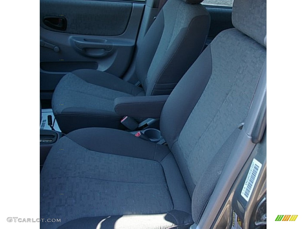 2005 Accent GLS Sedan - Stormy Gray / Gray photo #3