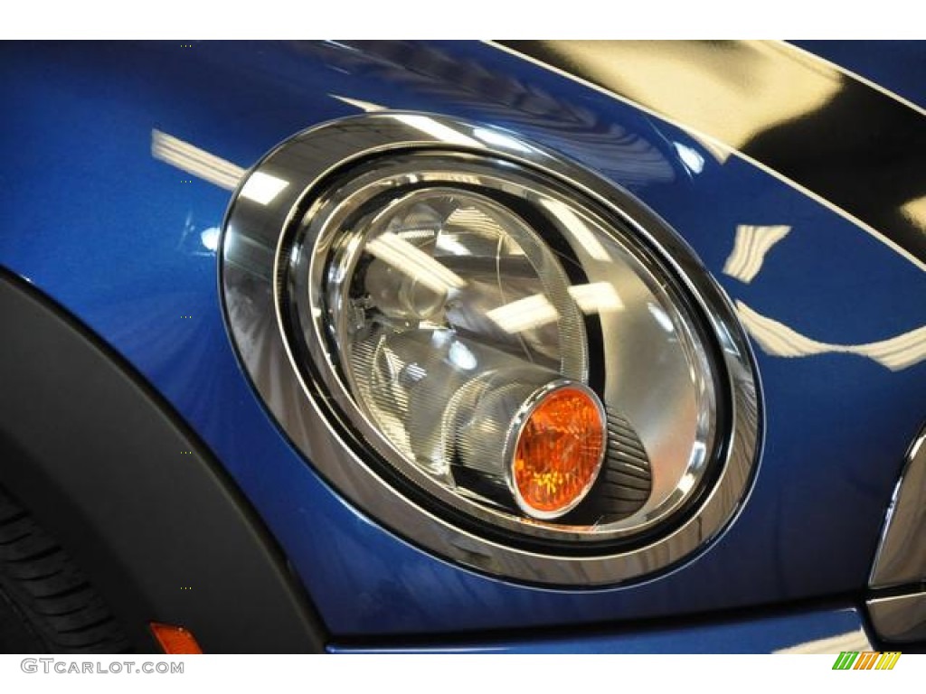2013 Cooper S Hardtop - Lightning Blue Metallic / Carbon Black photo #5
