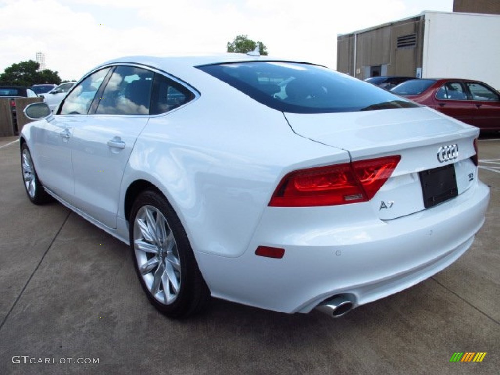 Glacier White Metallic 2014 Audi A7 3.0 TDI quattro Prestige Exterior Photo #84258015