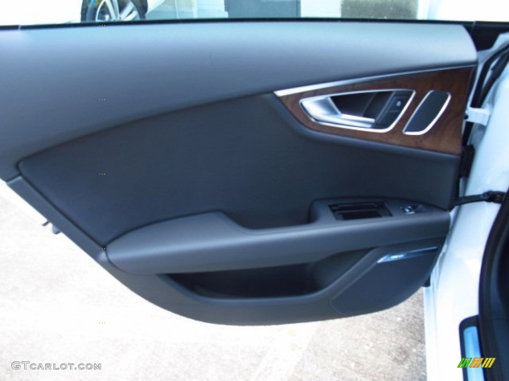 2014 Audi A7 3.0 TDI quattro Prestige Black Door Panel Photo #84258222