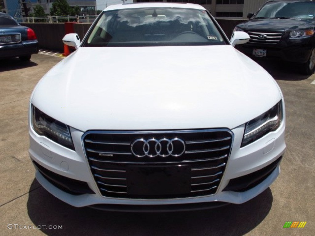 Glacier White Metallic 2014 Audi A7 3.0T quattro Prestige Exterior Photo #84258711