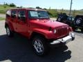 Flame Red - Wrangler Unlimited Sahara 4x4 Photo No. 4