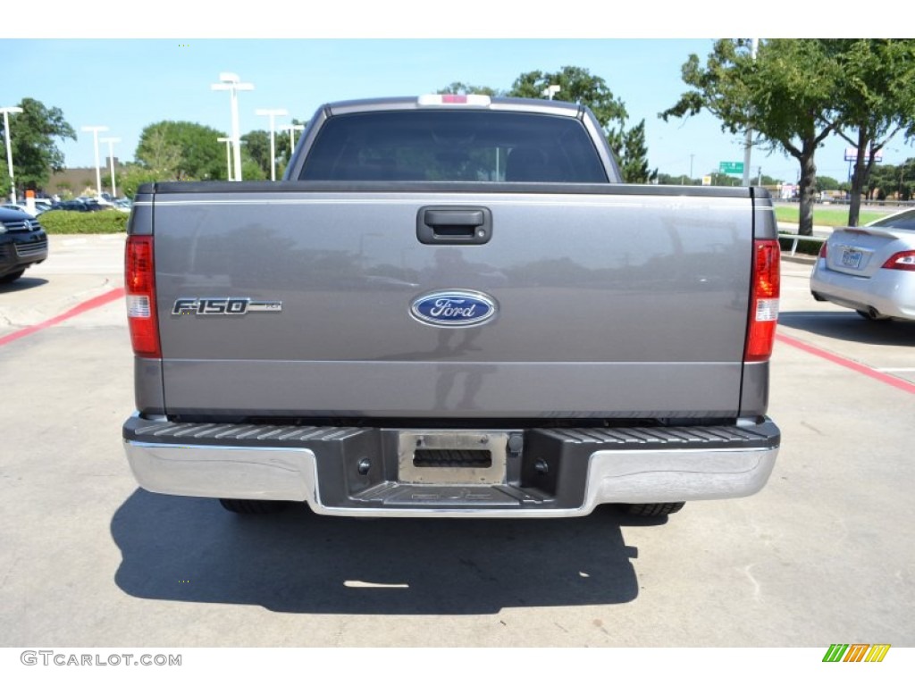2005 F150 XLT SuperCab - Dark Shadow Grey Metallic / Medium Flint Grey photo #4