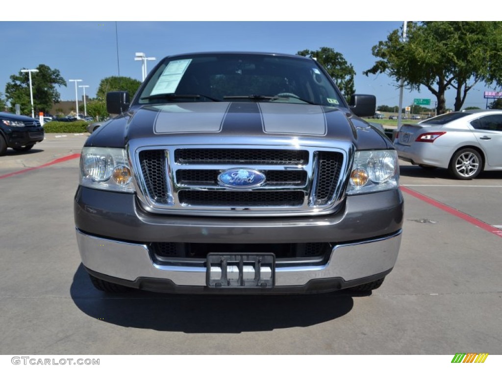 2005 F150 XLT SuperCab - Dark Shadow Grey Metallic / Medium Flint Grey photo #8