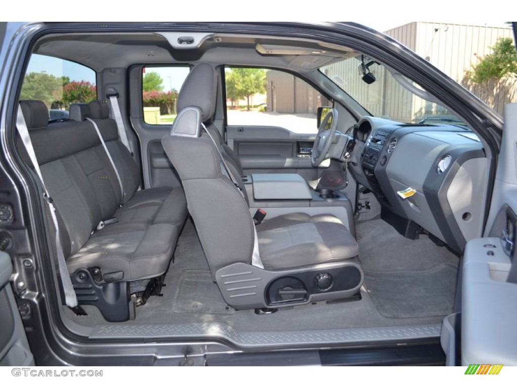 2005 F150 XLT SuperCab - Dark Shadow Grey Metallic / Medium Flint Grey photo #12