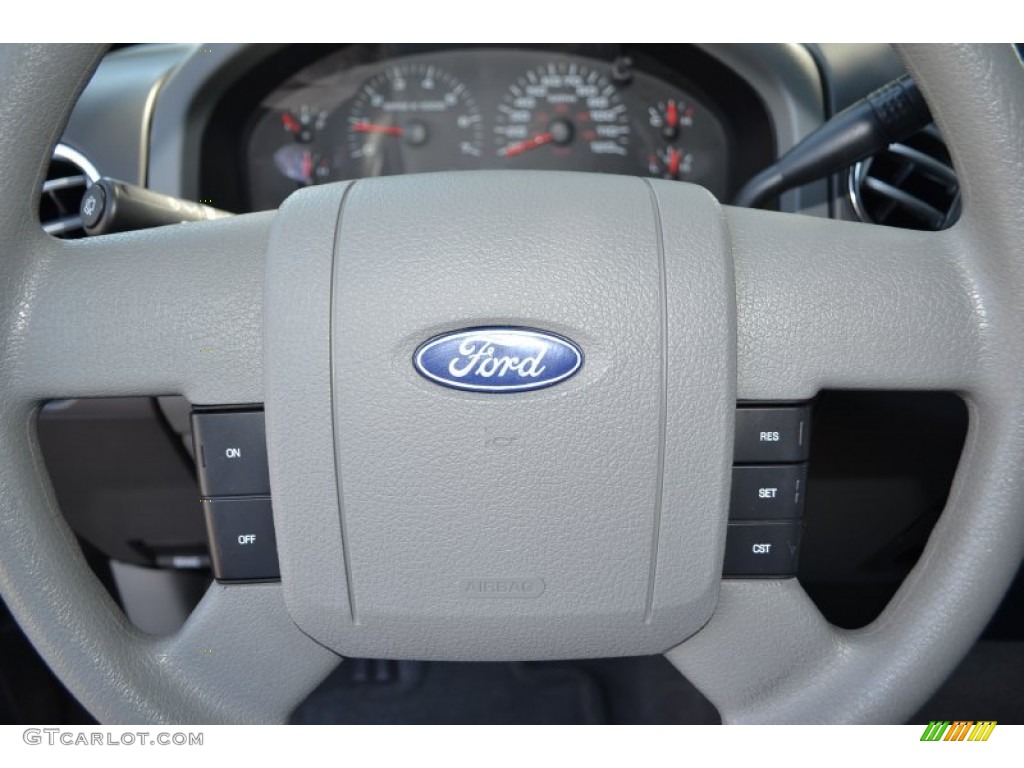 2005 F150 XLT SuperCab - Dark Shadow Grey Metallic / Medium Flint Grey photo #15