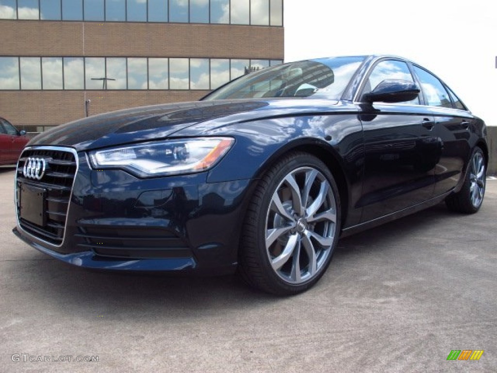 Moonlight Blue Metallic 2014 Audi A6 3.0 TDI quattro Sedan Exterior Photo #84259290