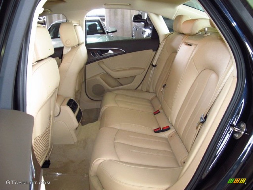 2014 A6 3.0 TDI quattro Sedan - Moonlight Blue Metallic / Velvet Beige photo #11