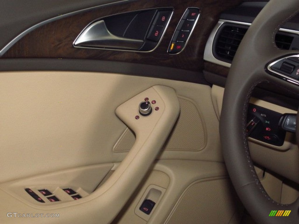 2014 A6 3.0 TDI quattro Sedan - Moonlight Blue Metallic / Velvet Beige photo #15