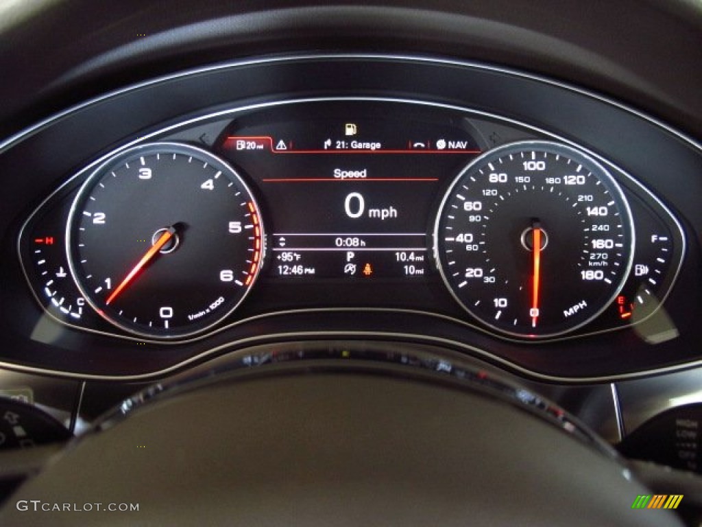 2014 A6 3.0 TDI quattro Sedan - Moonlight Blue Metallic / Velvet Beige photo #22