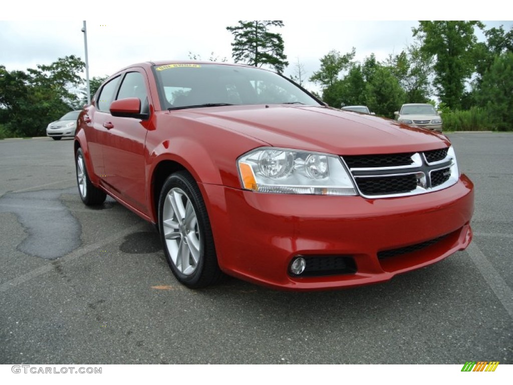 2011 Avenger Mainstreet - Redline 2 Pearl / Black/Red photo #1