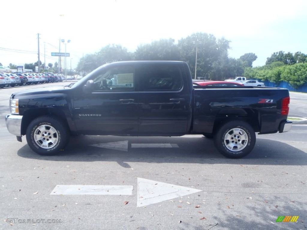 2013 Silverado 1500 LT Crew Cab - Black / Light Cashmere/Dark Cashmere photo #3