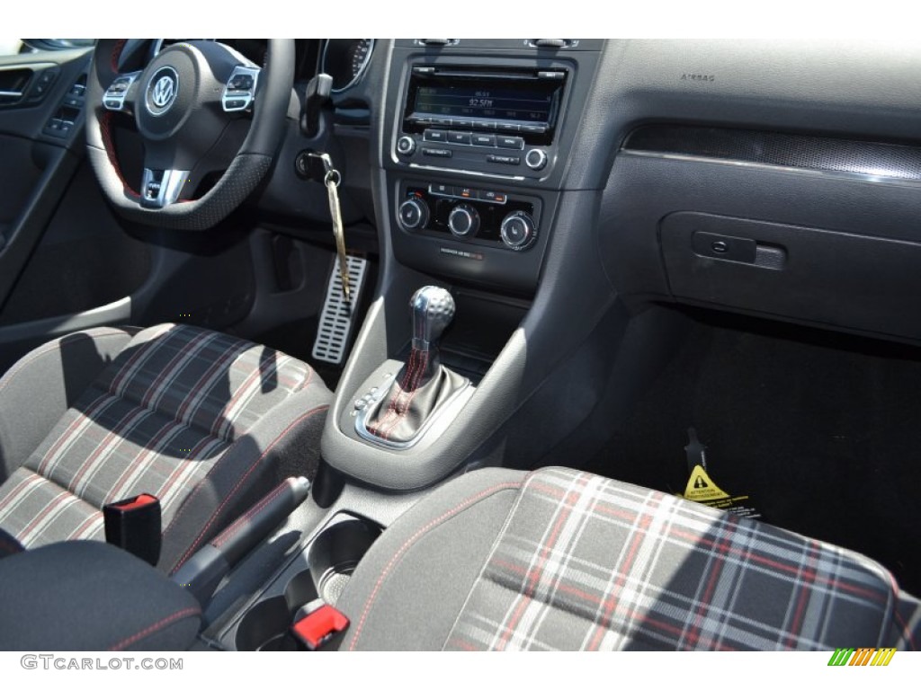 2013 GTI 4 Door Wolfsburg Edition - Carbon Steel Gray Metallic / Interlagos Plaid Cloth photo #6