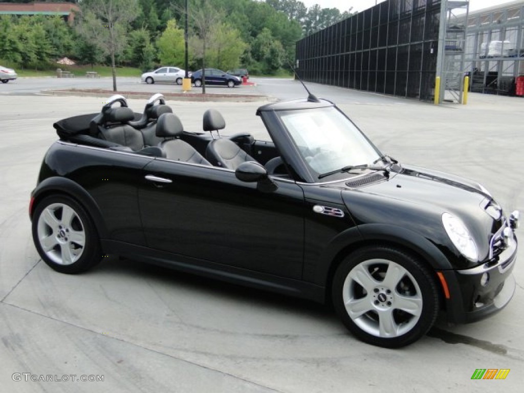 Jet Black 2005 Mini Cooper S Convertible Exterior Photo #84260730