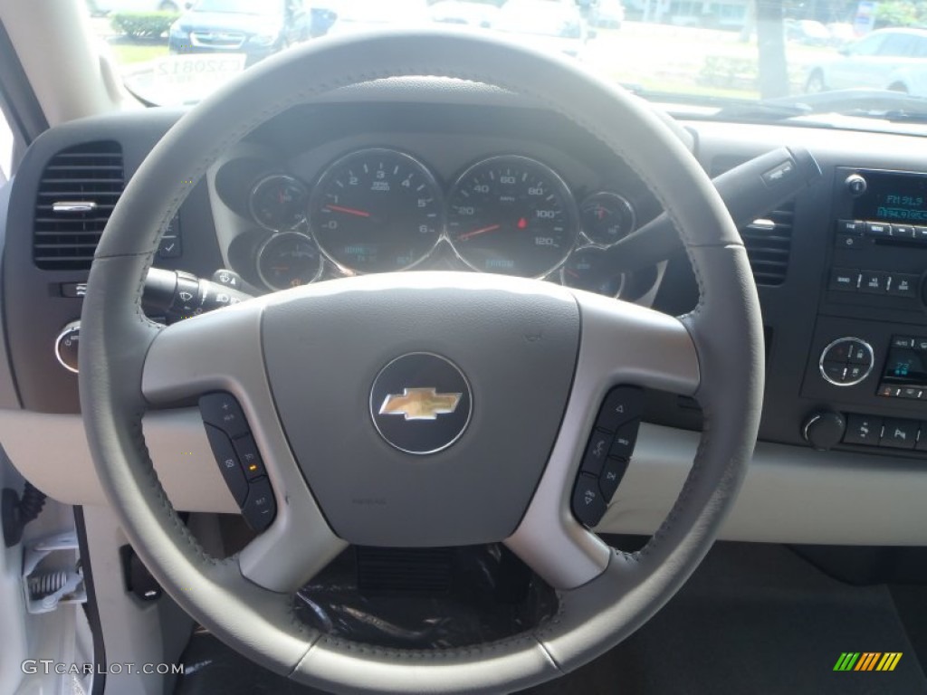 2013 Silverado 1500 LT Crew Cab - Summit White / Light Titanium/Dark Titanium photo #13