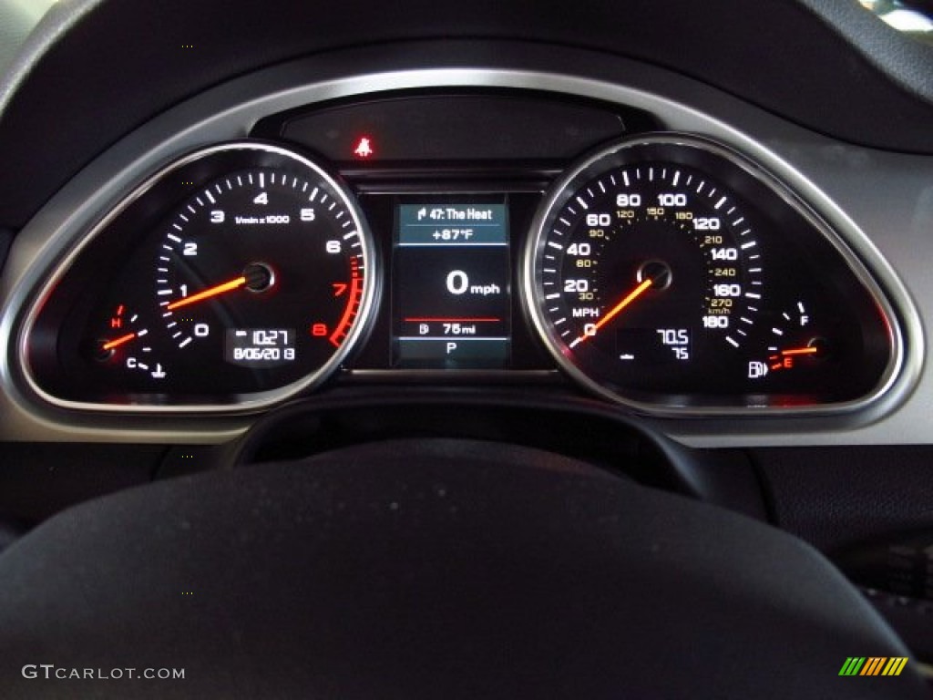 2013 Audi Q7 3.0 S Line quattro Gauges Photo #84262758