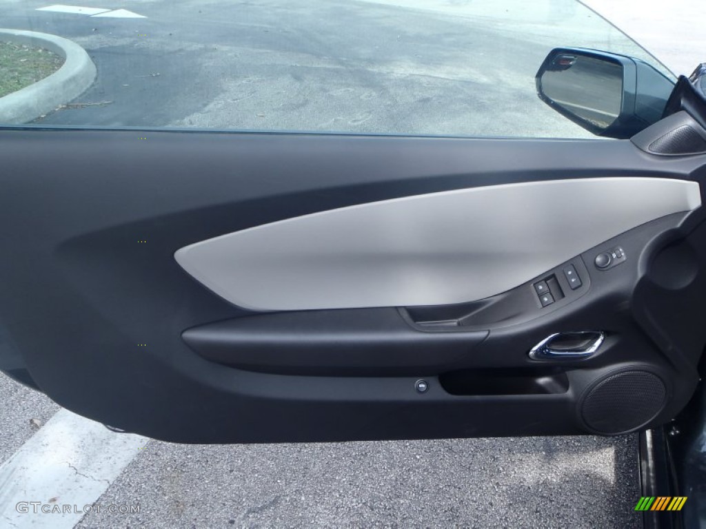 2014 Camaro LS Coupe - Ashen Gray Metallic / Black photo #8