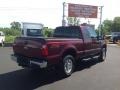 2008 Dark Toreador Red Ford F250 Super Duty Lariat SuperCab 4x4  photo #5