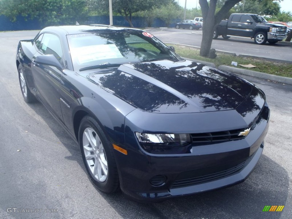 2014 Camaro LS Coupe - Blue Ray Metallic / Black photo #1