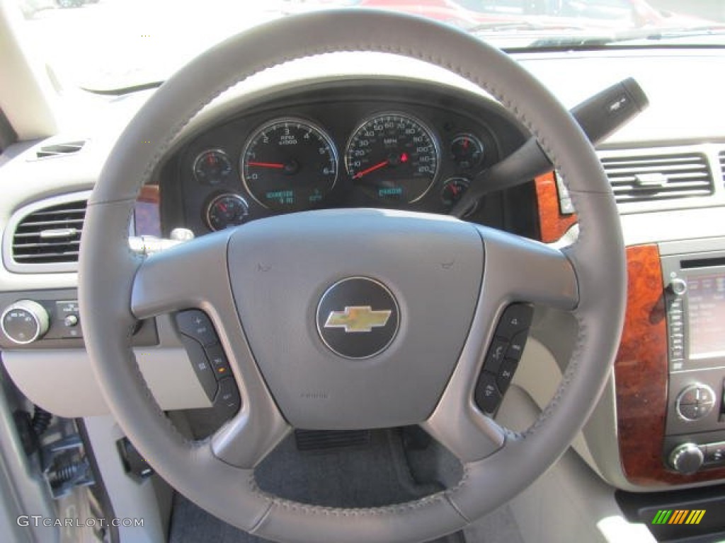 2014 Chevrolet Tahoe LT 4x4 Light Titanium/Dark Titanium Steering Wheel Photo #84264421