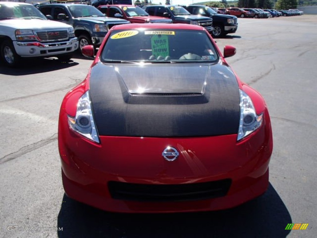 2010 370Z NISMO Coupe - Solid Red / NISMO Black/Red Cloth photo #2