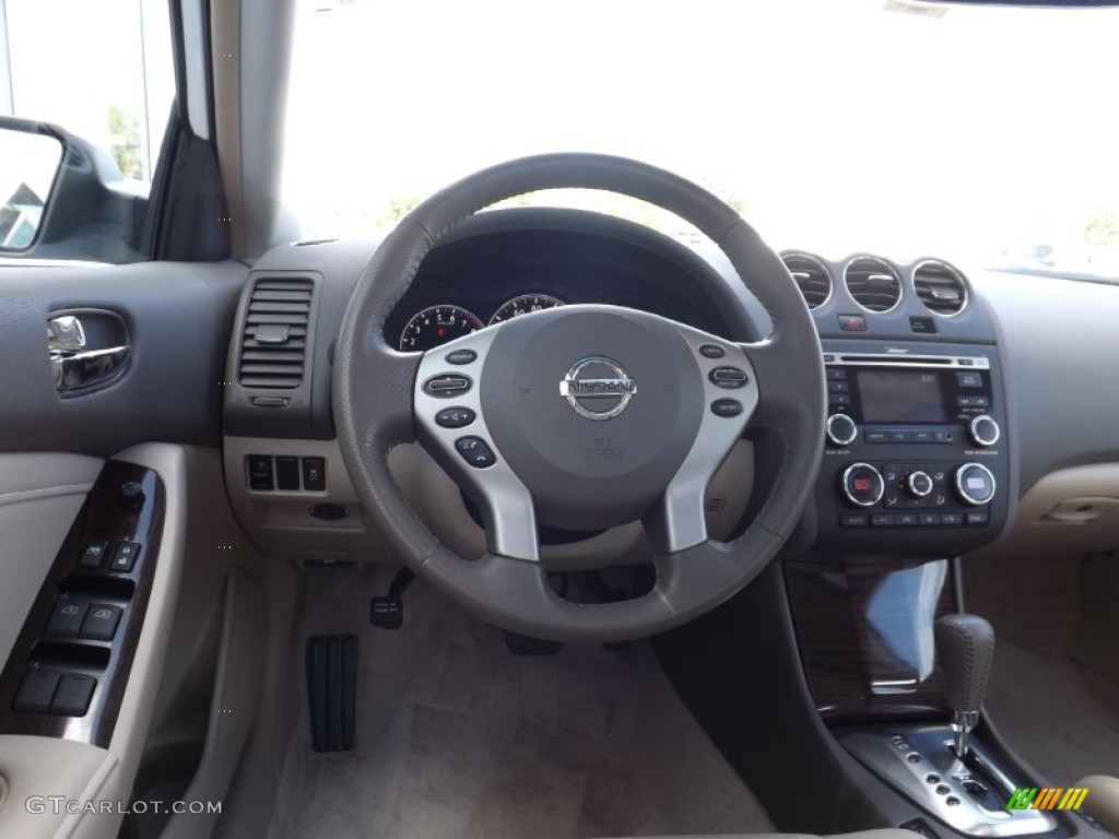 2011 Altima 3.5 SR - Winter Frost White / Blond photo #7