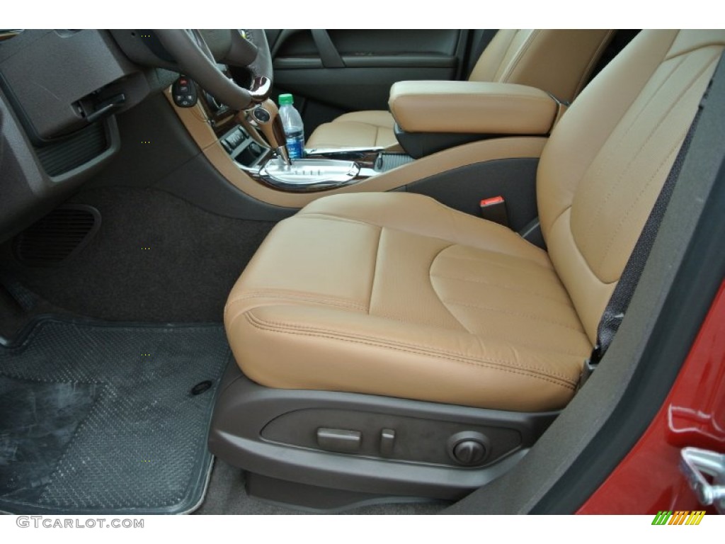 2014 Enclave Leather AWD - Crystal Red Tintcoat / Cocaccino photo #9