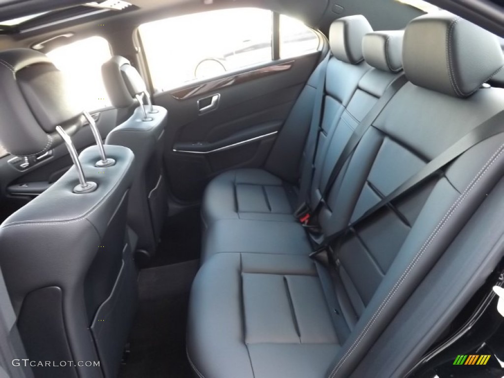 2014 E 350 4Matic Sedan - Black / Black photo #6