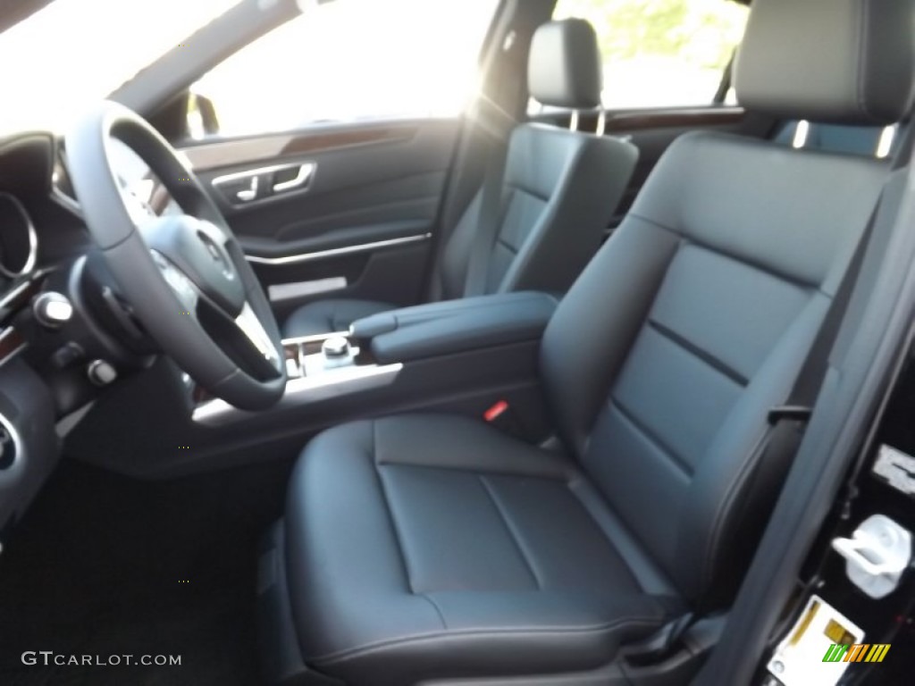 2014 E 350 4Matic Sedan - Black / Black photo #10