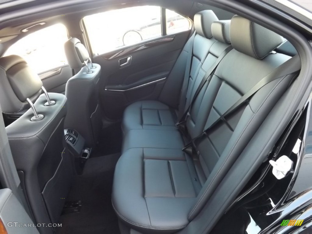 2014 E 350 4Matic Sedan - Black / Black photo #6