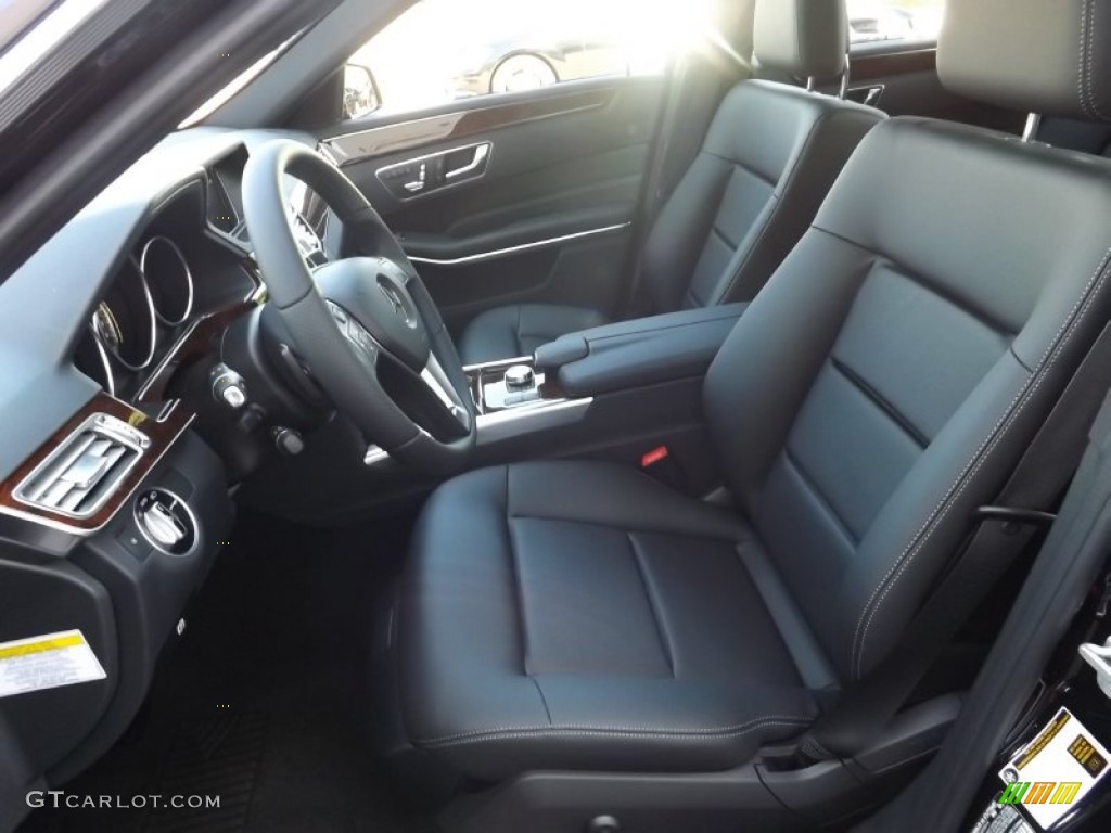 2014 E 350 4Matic Sedan - Black / Black photo #10