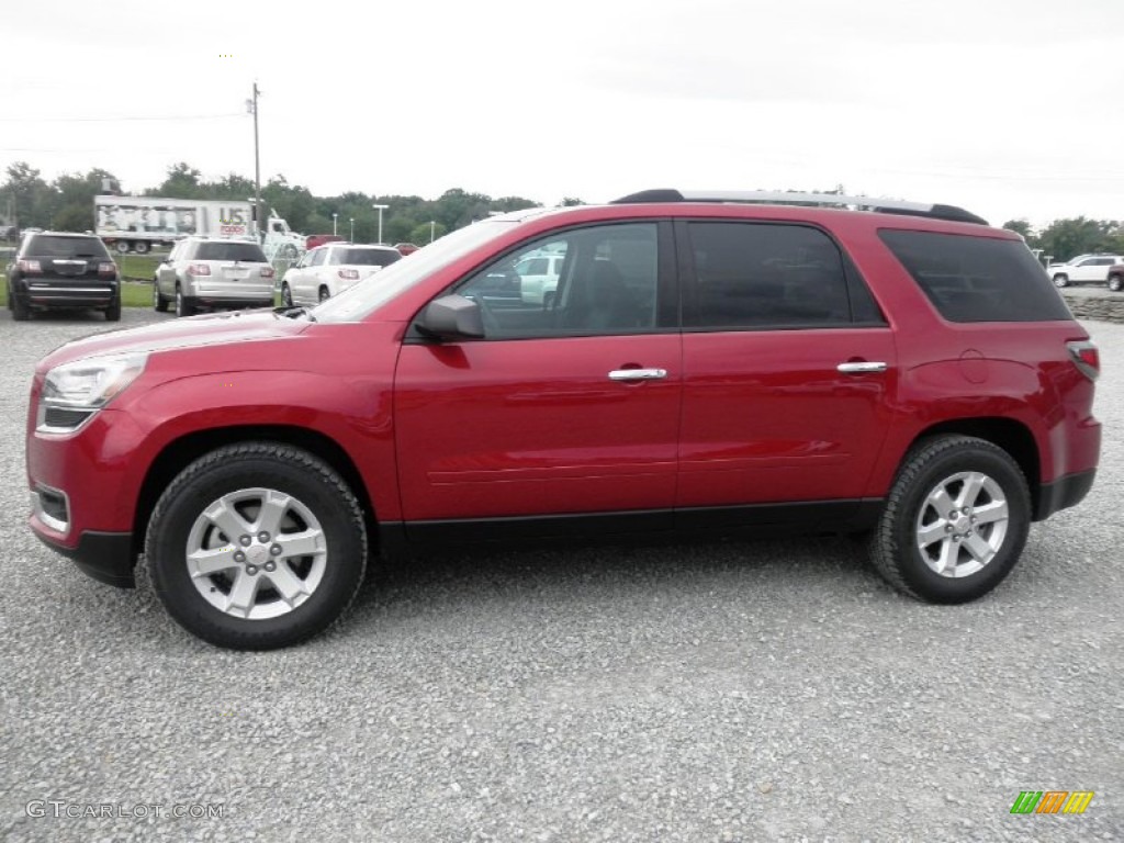 Crystal Red Tintcoat 2014 GMC Acadia SLE Exterior Photo #84269064