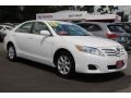 2011 Super White Toyota Camry LE V6  photo #1