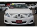 2011 Super White Toyota Camry LE V6  photo #2