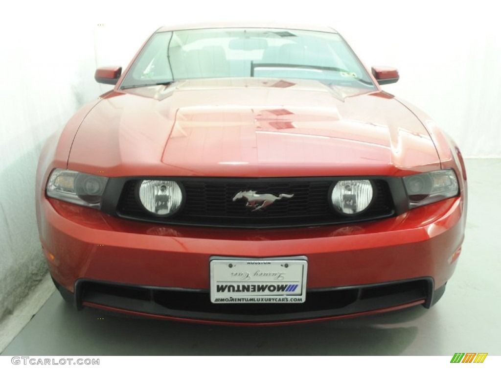 2011 Mustang GT Premium Coupe - Red Candy Metallic / Charcoal Black photo #6