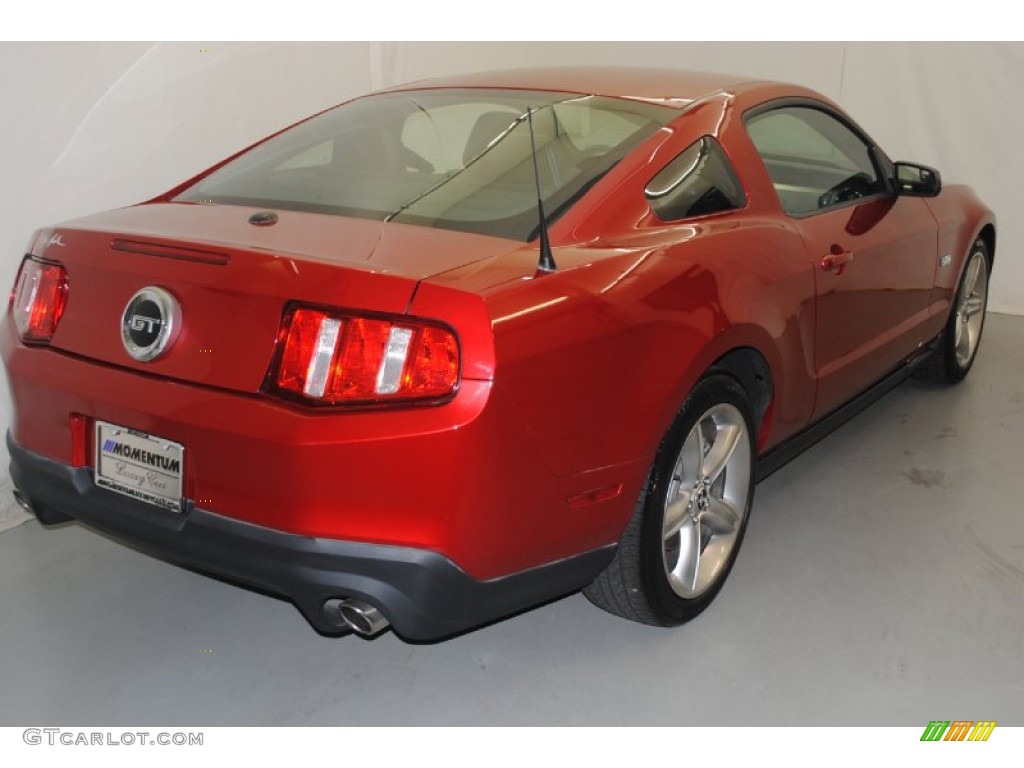 2011 Mustang GT Premium Coupe - Red Candy Metallic / Charcoal Black photo #11