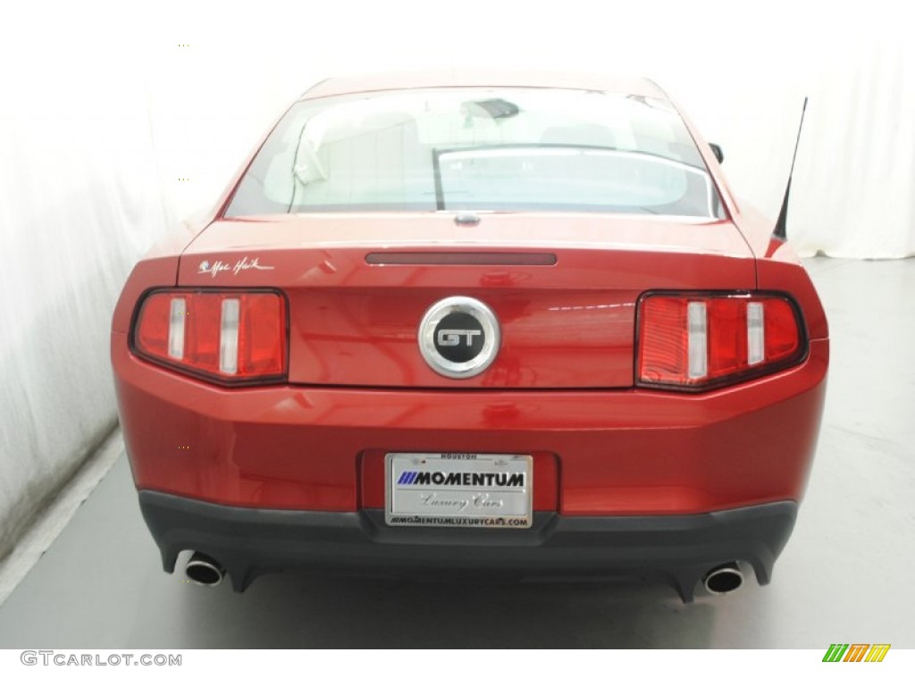 2011 Mustang GT Premium Coupe - Red Candy Metallic / Charcoal Black photo #12