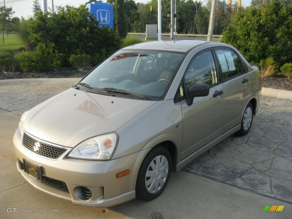 2006 Aerio Premium AWD Sedan - Cool Beige Metallic / Black photo #2