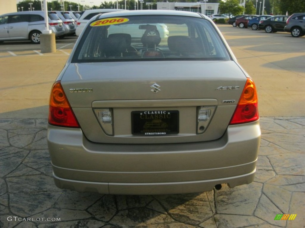 2006 Aerio Premium AWD Sedan - Cool Beige Metallic / Black photo #5