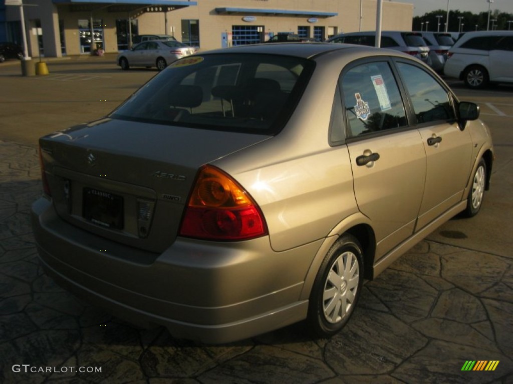2006 Aerio Premium AWD Sedan - Cool Beige Metallic / Black photo #6