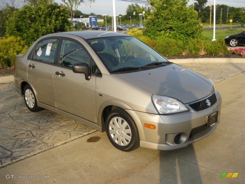 2006 Aerio Premium AWD Sedan - Cool Beige Metallic / Black photo #8