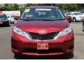 2011 Salsa Red Pearl Toyota Sienna LE  photo #2