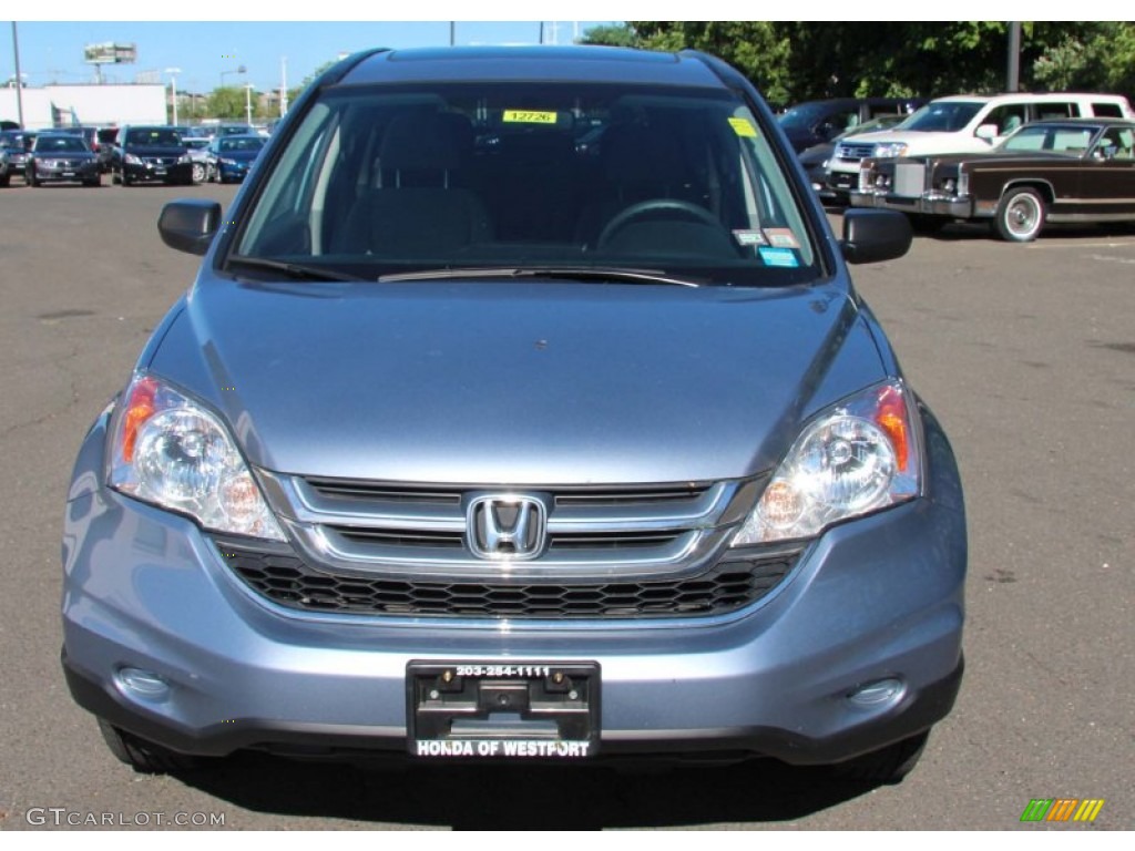 2010 CR-V EX AWD - Glacier Blue Metallic / Gray photo #2