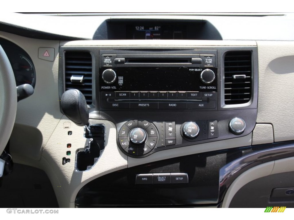 2011 Sienna LE - Salsa Red Pearl / Light Gray photo #12